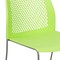 Flash Furniture Green Plastic Stack Chair RUT-498A-GN-GG - alternate 3